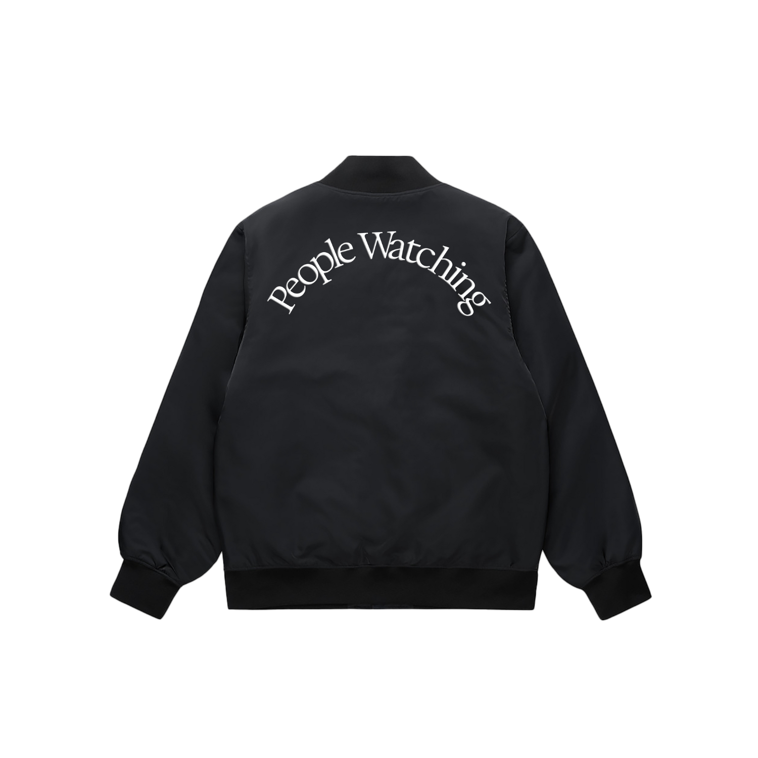 Store Exclusive People Watching Embroidered Bomber Jacket Sam