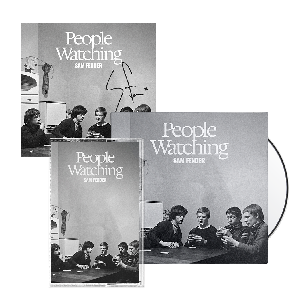 People Watching CD, Cassette + Signed Art Card