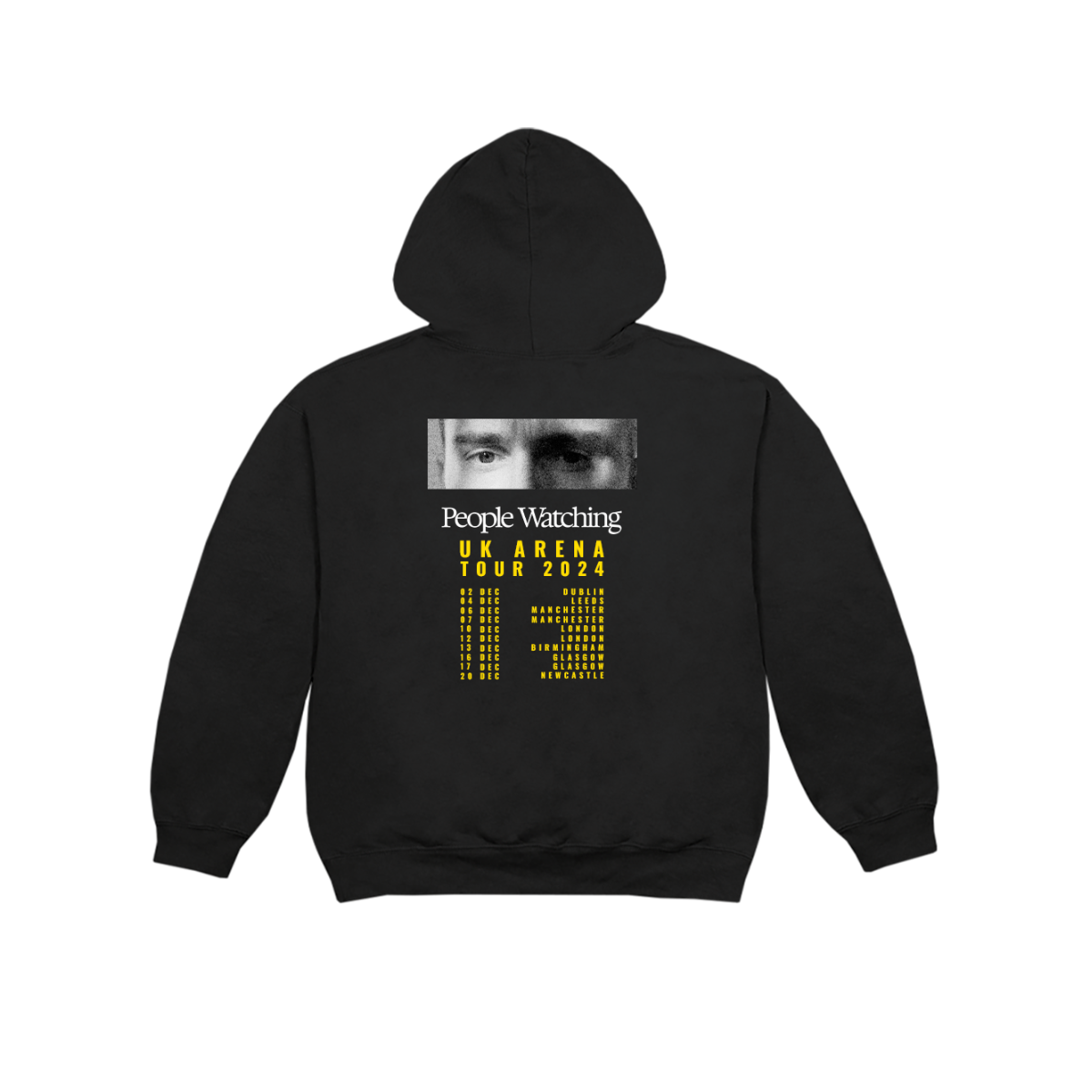 Sam Fender - Sam Fender UK Tour Dateback Black Hoodie