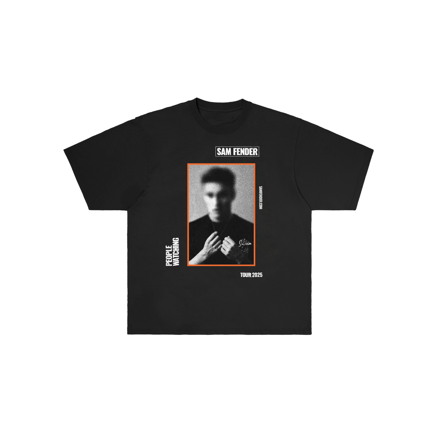 Sam Fender - Sam Fender Portrait Black T-Shirt