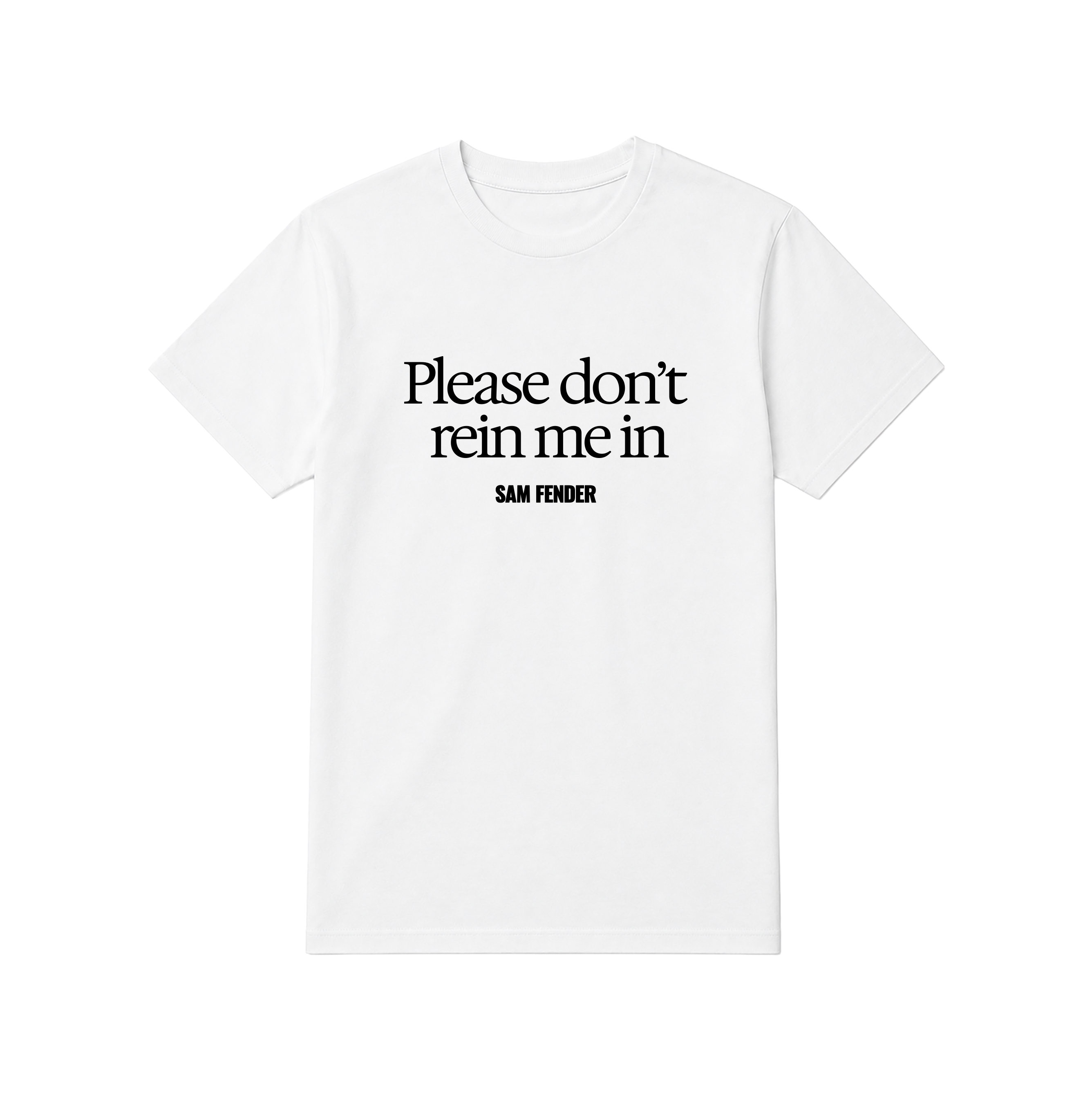 Sam Fender - Rein Me In White T-Shirt