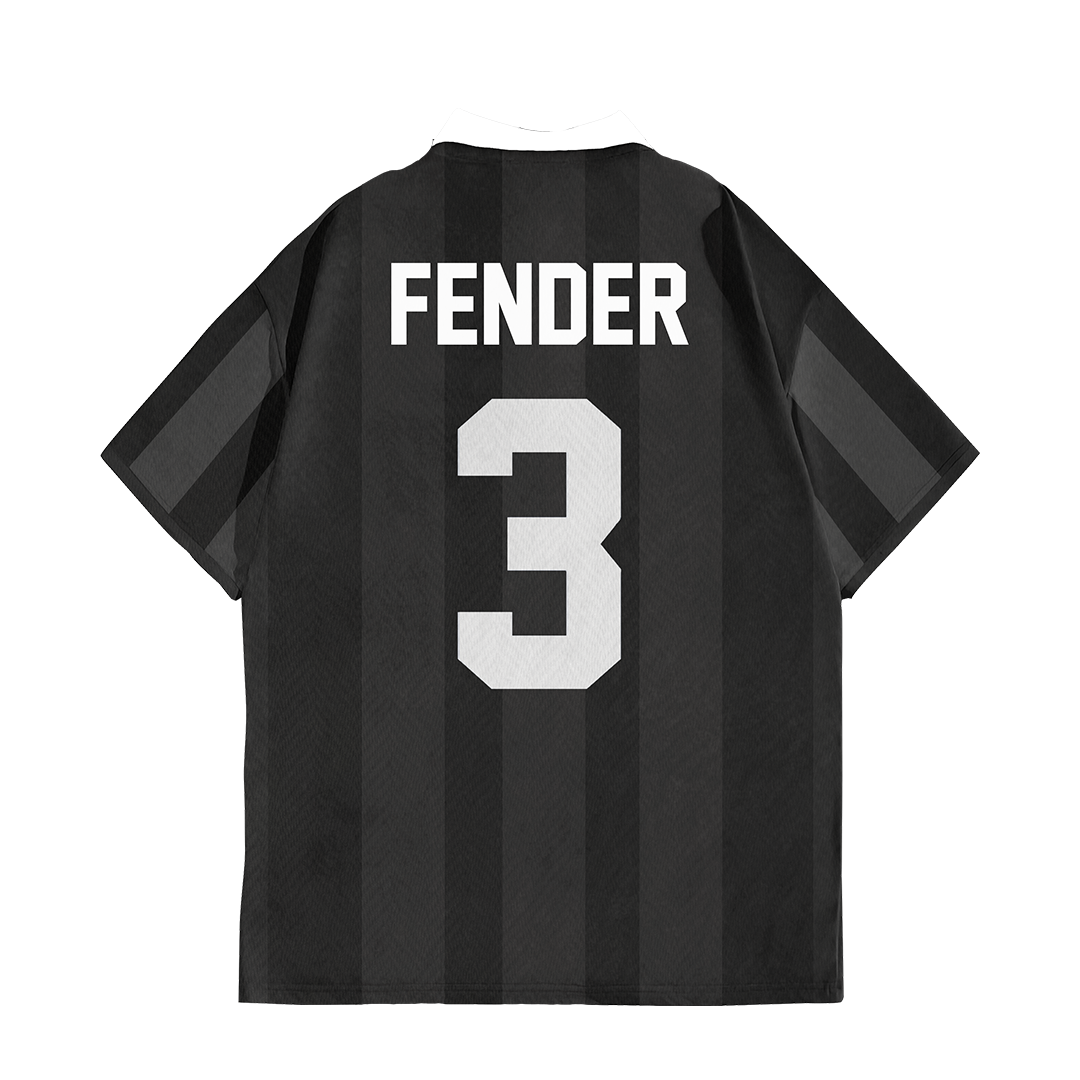 Sam Fender - Black and Grey Football Shirt